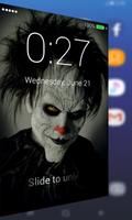 Scary Clown Cool Lock Screen 스크린샷 1
