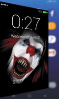 Scary Clown Cool Lock Screen Ekran Görüntüsü 2