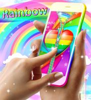 Rainbow lock screen постер