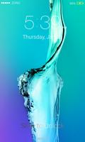 S7 Edge Lock Screen Plakat
