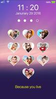 پوستر love photo keypad lockscreen