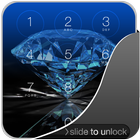 3D Diamond Lock Screen icône