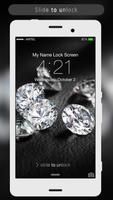 3D Diamond Lock Screen imagem de tela 2