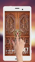 Durga Ji Door Lock Screen Poster