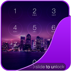 Purple Night Lock Screen icône