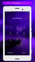 Purple Night Lock Screen Affiche