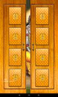 Shri Krishna Door Lockscreen imagem de tela 1