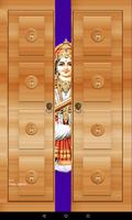 Maa Saraswati Door Lock Screen Affiche