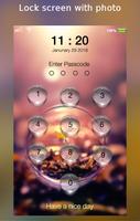 lock screen - water droplet Screenshot 1