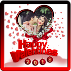 Romantic Couple Love Photo Frame icono