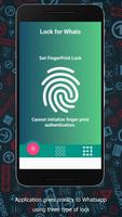 Lock For Whatsapp Pro 2018 poster
