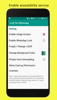 برنامه‌نما Lock For Whatsapp Pro 2018 عکس از صفحه