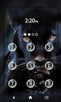 Black Panther Keypad Lockscreen اسکرین شاٹ 2
