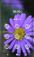 Lavender Keypad LockScreen screenshot 1