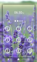 Lavender Keypad LockScreen تصوير الشاشة 2