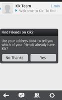 1 Schermata Lock Kik Messenger Guide