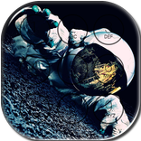 Astronaut In Spase Lock Screen