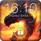 Fire Dragon Screen Lock-icoon