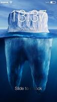 Verrouillage de l'écran Iceberg Affiche