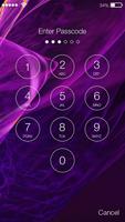 Purple Flame Fire Screen Lock 海報