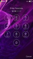 Purple Flame Fire Screen Lock screenshot 2