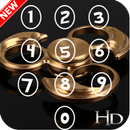 Fidget Spinners Gold Lock Screen HD-APK