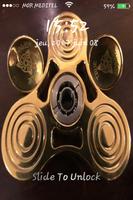 2 Schermata Fidget Spinners Gold Lock Screen HD