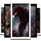 Godzilla Lock Screen HD : Art & Design آئیکن