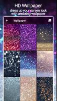 Glitter Lock Screen Theme Poster