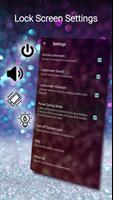 Glitter Lock Screen Theme captura de pantalla 3