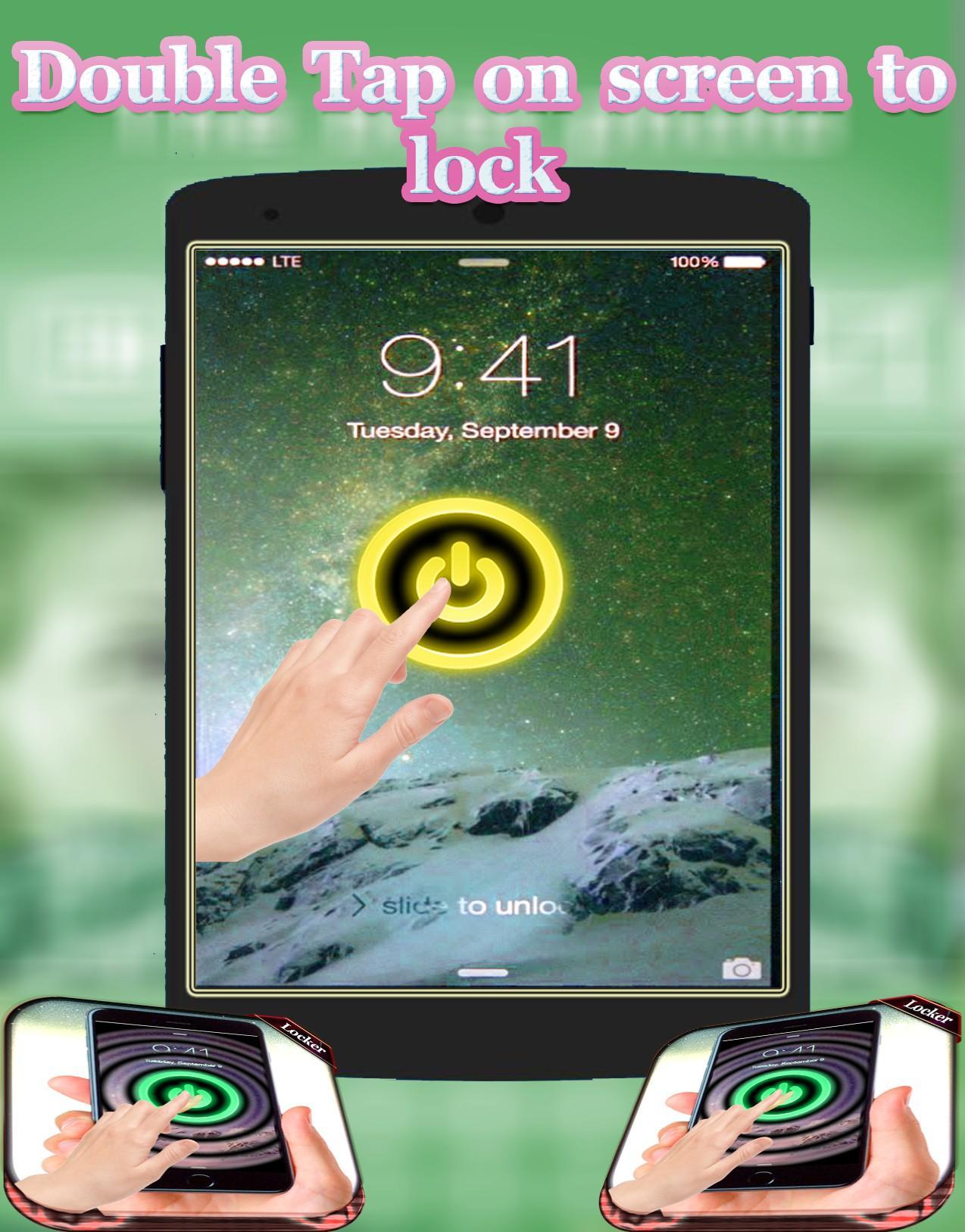 Double Tap On Screen to unlock - Double Click Lock APK للاندرويد تنزيل