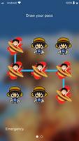 Lock screen for Luffy and  Luffy Wallpapers اسکرین شاٹ 1
