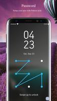 Lock screen for  Galaxy S8 edg اسکرین شاٹ 1