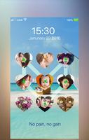 Amor pantalla de bloqueo Poster
