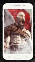 kratos lock screen for god of war Affiche