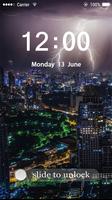 Screen Lock Theme Lightning تصوير الشاشة 1