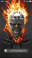 Screen Lock  Theme Skull syot layar 1