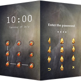 Applock Theme Flame icône