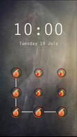 Applock Theme Flame capture d'écran 2