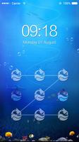 برنامه‌نما AppLock Theme Sea World عکس از صفحه