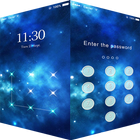 AppLock Theme Blue Star icon