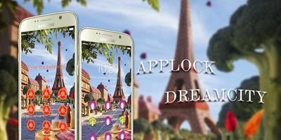 AppLock Theme Dream City capture d'écran 3