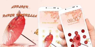 AppLock Theme Paper Umbrella स्क्रीनशॉट 3