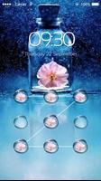 AppLock Theme Rain Flower Plakat