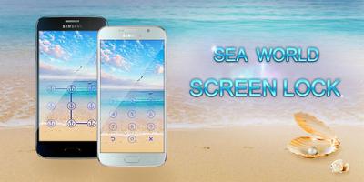 Fancy Screen Lock sea world 포스터