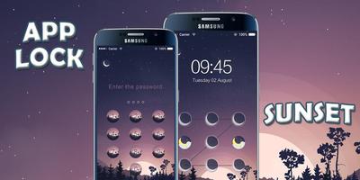 AppLock Theme Sunset penulis hantaran