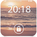 Screen Lock Sunset Beach