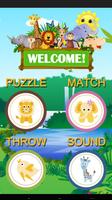 Zoo Animal Game For Toddlers Affiche