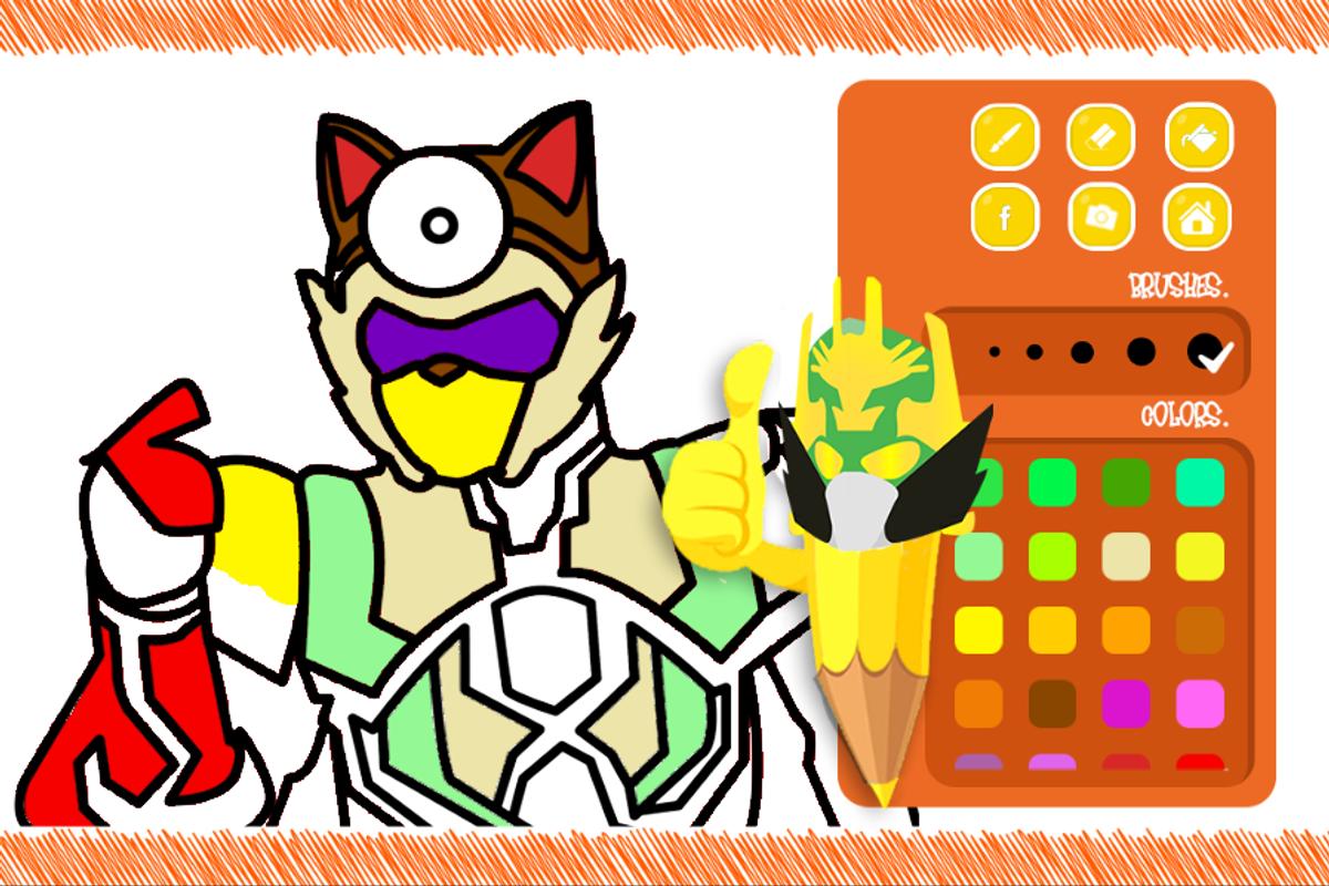 Gambar Mewarnai Legend  Hero  Rtv Gambar Mewarnai Terbaik