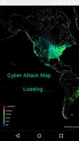 Cyber Attack Map Cartaz